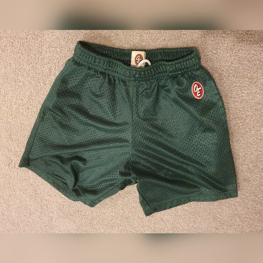 OE Classic mesh Shorts - men's S - pine green, w/ pockets